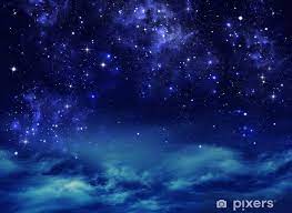 wall mural starry night sky deep outer