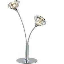 2 Light Table Lamp Uk Plug Included