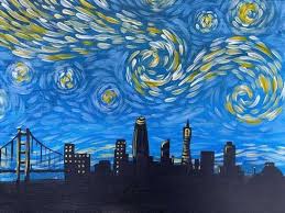 Paint And Sip Starry Night Denver