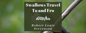 swallows travel to and fro poem