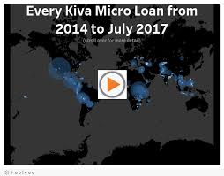 Map Mapping Over 1 000 Days Of Kiva Microloans Oc