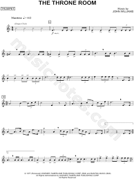Image of star wars by john williams arr carl strommen j w pepper. The Throne Room Trumpet From Star Wars Sheet Music Trumpet Solo In C Major Download Print Sku Mn0103844