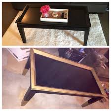 6 Coffee Table Makeover Gold And Black