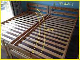 Mydal Bunk Bed To Single Beds Ikea