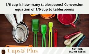 Many Tablespoons Conversion Equation