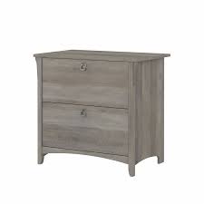 Filing cabinets & file storage : Bush Furniture Salinas 2 Drawer Lateral File Cabinet In Driftwood Gray