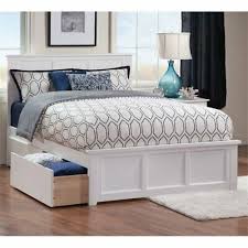 Full size platform bed frame with storage white. Pemberly Row Full Size Storage Platform Bed In White 680270379749 Ebay