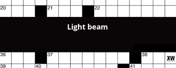 light beam crossword clue xwordsolver com