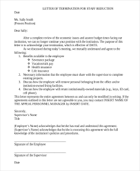 termination letter 15 free word pdf