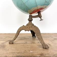 Free ground shipping (4) revolution price: French Antique Desk Globe On Cast Iron Base By Girard Et Barrere Paris For Sale At Pamono