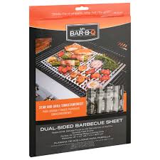 mr bar b q barbecue sheet dual sided