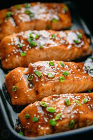 Best Baked Teriyaki Salmon Recipe gambar png