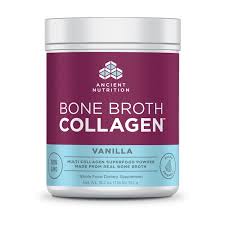ancient nutrition bone broth collagen vanilla 18 2oz