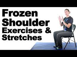 frozen shoulder exercises stretches