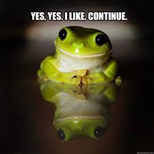 Approving Frog memes | quickmeme via Relatably.com