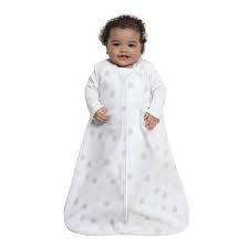 Halo Sleepsack Wearable Blanket Micro Fleece White Sketch Dot