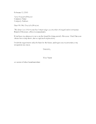 free board resignation letter template