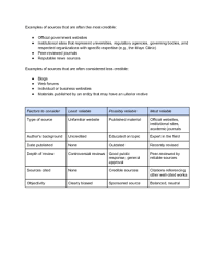 How To Evaluate The Credibility Of A Source With Cheat Sheet