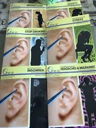 Details About Ear Acupuncture Auriculotherapy Points Cards 6 X 10 Chart Plus 600 Pellets