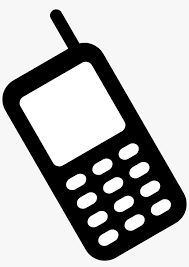 Cell Phone Clipart Black And White - Mobile Phone Clipart Transparent PNG -  438x597 - Free Download on NicePNG