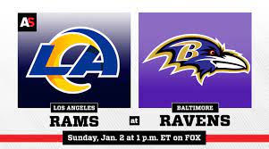 Los Angeles Rams vs. Baltimore Ravens ...