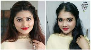 actress sneha inspired makeup look