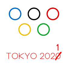 The official 2020 olympics logo is comprised of indigo blue chequered patterns. 20 Tokyo 2021 Olympic Games Olympic Rings Social Distancing Tokyo 2021 Olympic Rings Social Distancing Olympics T Shir Olympics Tokyo Olympics Tokyo