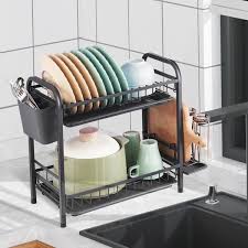 Vevor Dish Drying Rack 2 Tier Dish