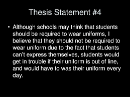 examining thesis statements powerpoint