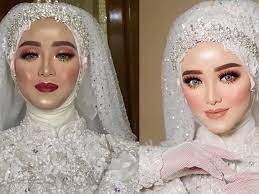 makeup pengantin pucat netizen