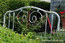 Bed Frame Into A Flower Garden Bed