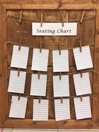 Rustic Seating Chart Board