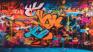 graffiti wallpaper colorful urban art
