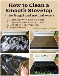 Clean A Smooth Stovetop The Frugal Way