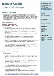 Use white space to avoid clutter, and focus on your relevant experience. Assistant Sales Manager Resume Samples Qwikresume