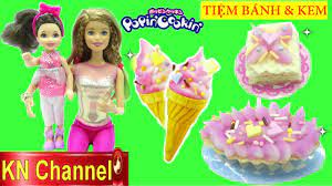 Đồ chơi POPIN COOKIN | KEM & BÁNH CAKE SHOP Búp bê Barbie GIA ĐÌNH LUCY tập  25 Kids toys - YouTube