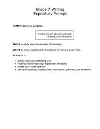Writing Prompts Worksheets   Informative and Expository Writing     Organizing your Expository essay