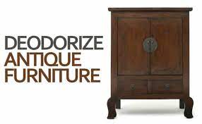 deodorizing antique furniture pieces