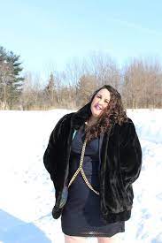 How To Style A Plus Size Faux Fur Coat