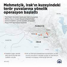 Mehmetçik, Irak'ın kuzeyindeki terör yuvalarına yönelik Pençe Kilit  Operasyonu başlattı