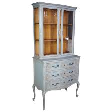 dresser display cabinet antique oak curio