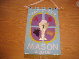 examples of first communion banners