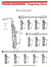 Elementary Fingering Chart Tenor Saxophone
