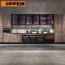 There are plety of ways to design such island. China Oppein Industrial Style Modern Linear Small Overall Kitchen Cabinets China Industrial Kitchen Cabinets Modern Kitchen Cabinets