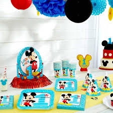 Mickey Mouse First Birthday Partyware Disney Baby