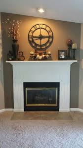 fall mantle decor fireplace mantle