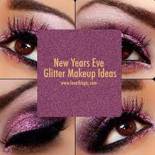 new years eve glitter makeup ideas