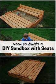 How To Build A Diy Sandbox With Seats