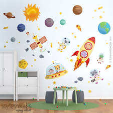 Space Wall Decal Planets Wall Decal