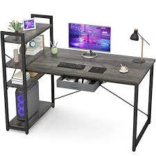 To top it off it's very sturdy, good quality material. Buy Armocity Computer Desk With Storage Shelves 47 Inch Desk With Storage Drawers 2 Person Desk With Reversible Bookshelves Study Writing Table For Home Office Workstation Bedroom Small Space Oak Online In